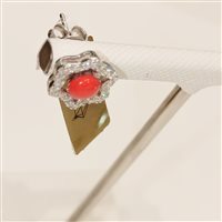 Orecchini Vidali Gioielli Donna in Argento Corallo ORAR-39-34 - ORAR-39-34